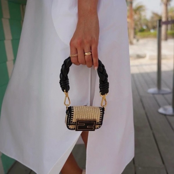 ❤펜디 여성 베이지 나노 바게트 백 - Fendi Womens Baguette Bag - feb227x