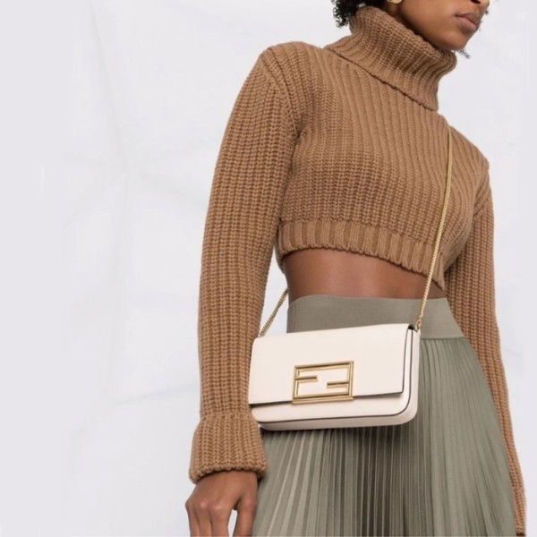 ❤펜디 여성 화이트 바게트 백 - Fendi Womens Baguette Bag - feb255x