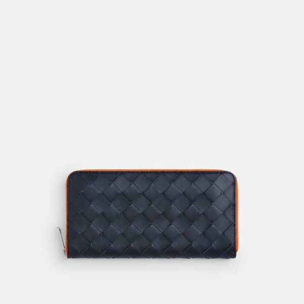 ❤보테가베네타 남성 네이비 장지갑 - Bottega Veneta Mens Zippy Wallets - bvw35x