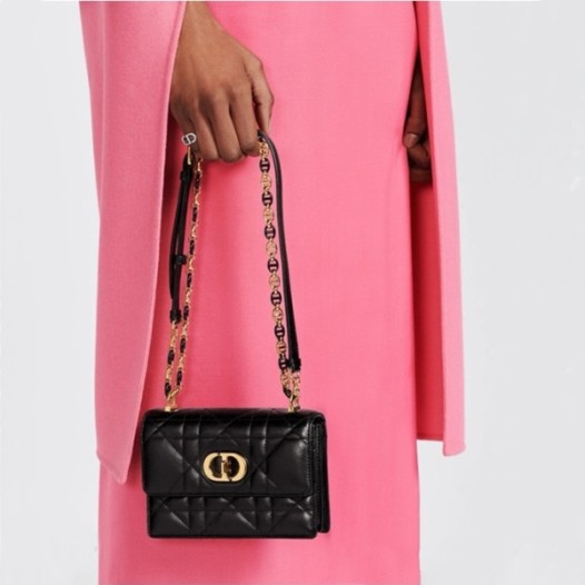 ❤디올 여성 블랙 카로백 - Dior Womens Black Caro Bag - dib322x