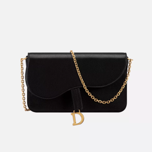 디올 여성 미디엄 새들 체인 파우치 - Dior Womens Medium Saddle Chain Pouch