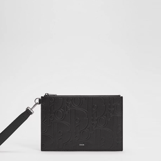 디올 남성  A5 파우치 - Dior Mens Oblique A5 Pouch