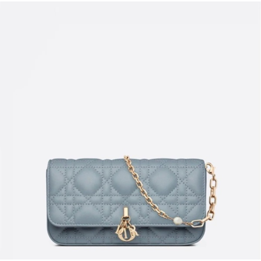 ❤디올 여성 블루 체인백 - Dior Womens Blue Chain Bag - dib370x