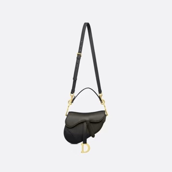 ❤디올 여성 블랙 새들백 - Dior Womens Black Saddle Bag - dib393x