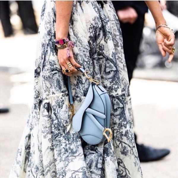 ❤디올 여성 블루 새들백 - Dior Womens Blue Saddle Bag - dib398x