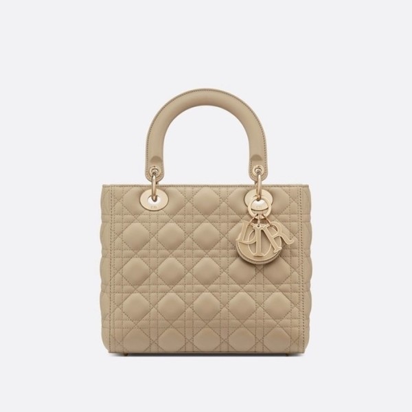 ❤디올 여성 베이지 레이디 백 - Dior Womens Beige Lady Bag - dib406x