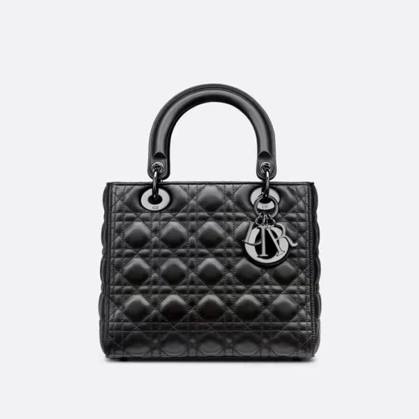 ❤디올 여성 블랙 레이디 백 - Dior Womens Black Lady Bag - dib411x