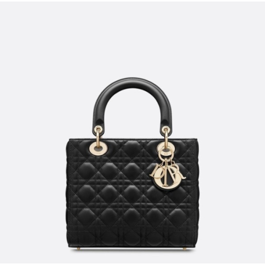 ❤디올 여성 블랙 레이디 백 - Dior Womens Black Lady Bag - dib412x