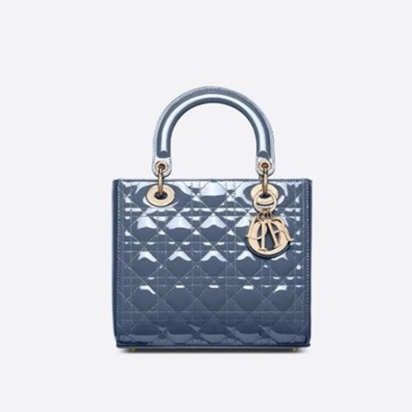 ❤디올 여성 블루 레이디 백 - Dior Womens Blue Lady Bag - dib414x