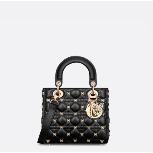 ❤디올 여성 블랙 레이디 백 - Dior Womens Black Lady Bag - dib421x