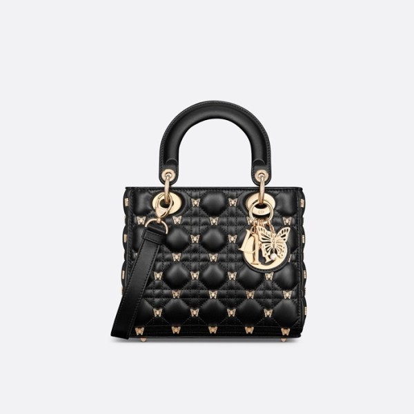 ❤디올 여성 블랙 레이디 백 - Dior Womens Black Lady Bag - dib421x