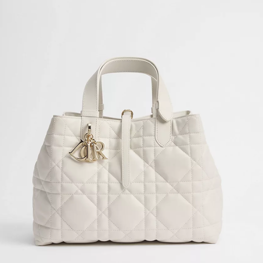 ★디올 여성 화이트 뚜주흐 미디엄 백 - Dior Womens White Toujours Medium Bag