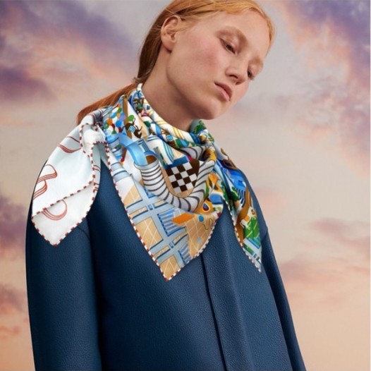 ❤에르메스 여성 블루 스카프 - Hermes Womens Blue Scarf - acc1537x