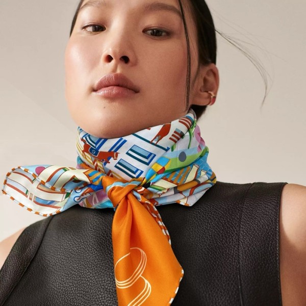 ❤에르메스 여성 오렌지 스카프 - Hermes Womens Orange Scarf - acc1547x