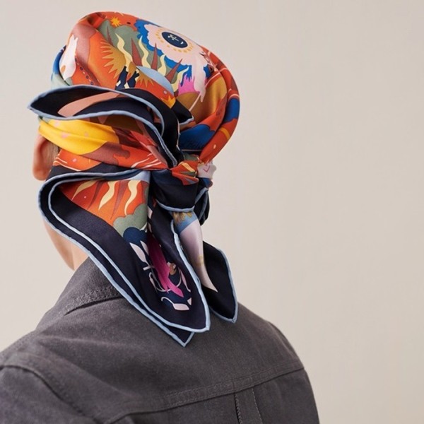 ❤에르메스 여성 오렌지 스카프 - Hermes Womens Orange Scarf - acc1559x