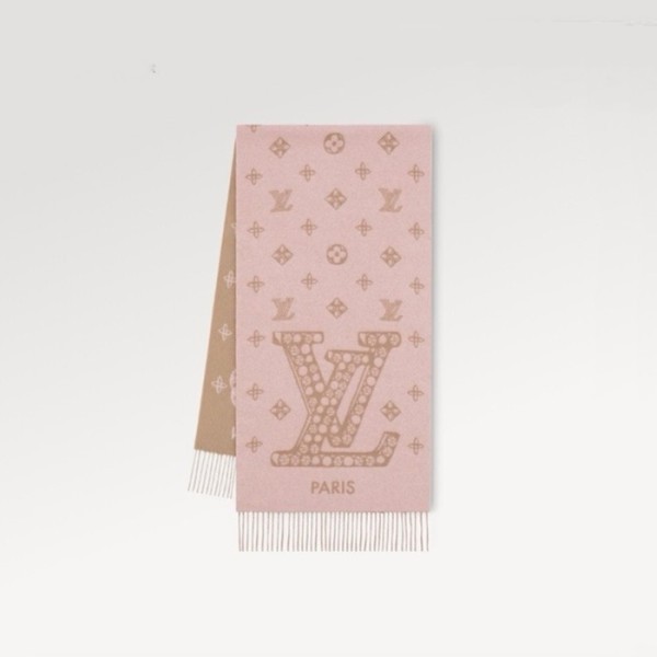 ❤루이비통 여성 핑크 머플러 - Louis vuitton Womens Pink Muffler - acc1562x
