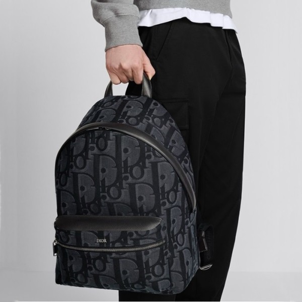 ❤디올 남성 오블리크 백팩 - Dior Mens Oblique Back Pack - dib447x