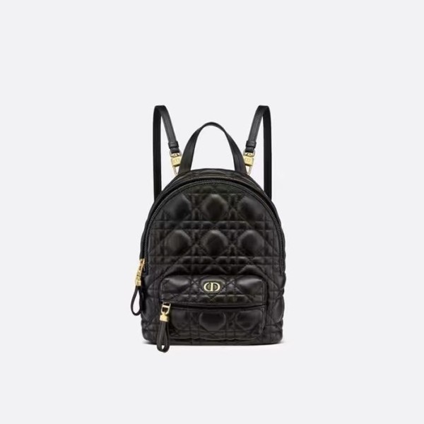 ❤디올 여성 블랙 백팩 - Dior Womens Black Back Pack - dib453x