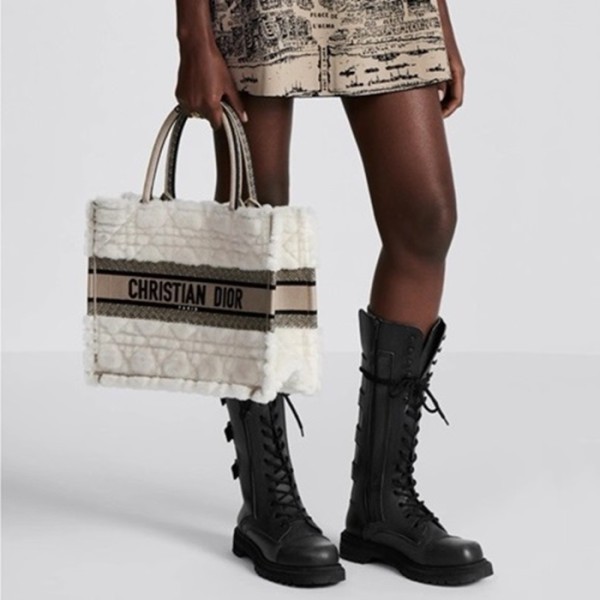 ❤디올 여성 화이트 북토트 - Dior Womens White Book Tote - dib479x