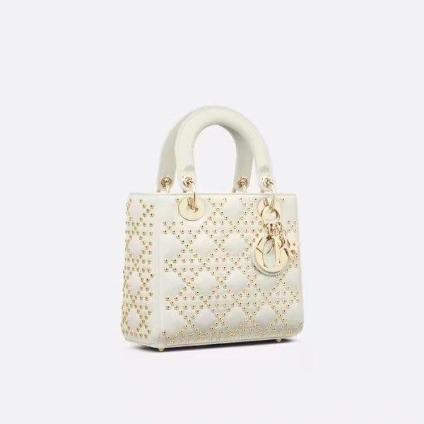 ❤디올 여성 화이트 레이디 백 - Dior Womens White Lady Bag - dib482x