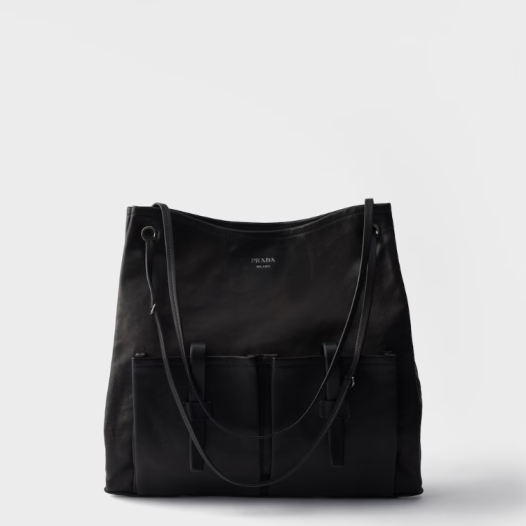 프라다 여성 루트 라지 가죽 백 - Prada Route Large Leather Tote Bag
