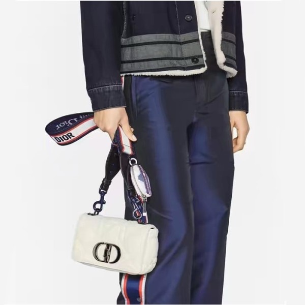 ❤디올 여성 화이트 카로 백 - Dior Womens Mini Caro Bag - dib494x