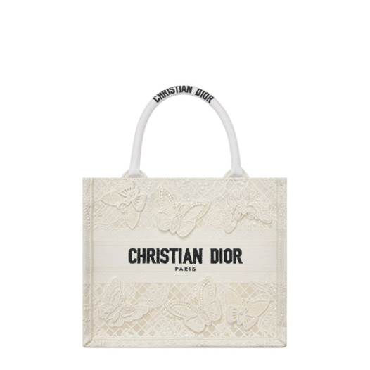★디올 여성 화이트 북 토트 스몰 백 - Dior Womens White Book Tote Bag