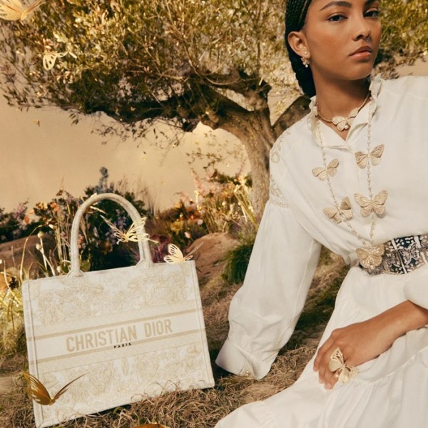 ❤디올 여성 화이트 북토트 - Dior Womens White Book Tote - dib510x