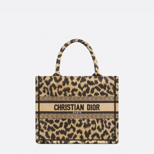 ★디올 여성 호피 북 토트 스몰 백 3사이즈 - Dior Womens Mizza Book Tote Bag