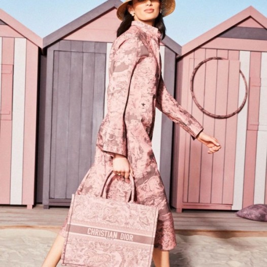 ❤디올 여성 핑크 북토트 - Dior Womens Pink Book Tote - dib524x
