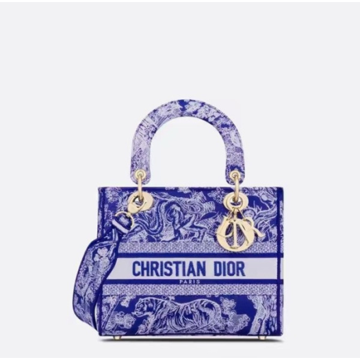 ❤디올 여성 블루 레이디 백 - Dior Womens Blue Lady Bag - dib525x