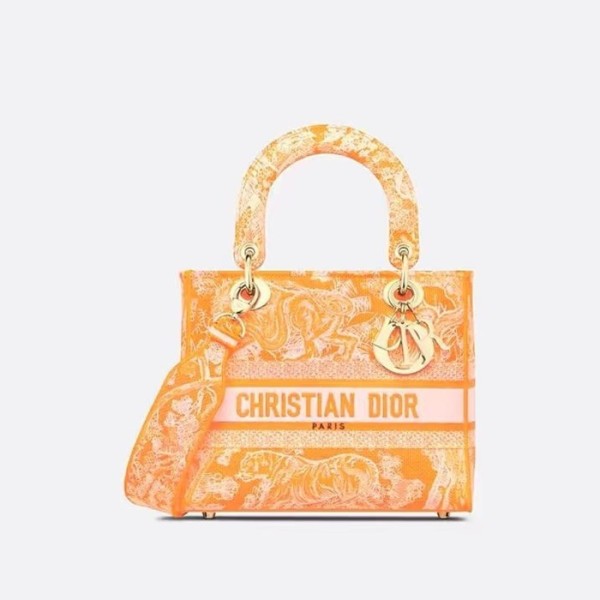 ❤디올 여성 오렌지 레이디 백 - Dior Womens Orange Lady Bag - dib526x