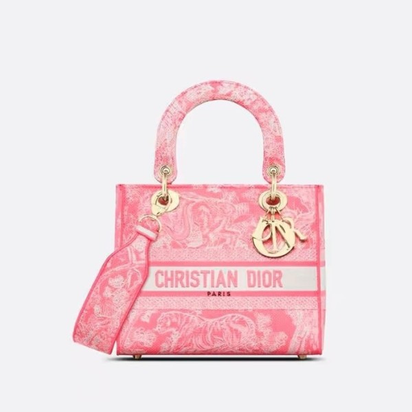 ❤디올 여성 핑크 레이디 백 - Dior Womens Pink Lady Bag - dib528x