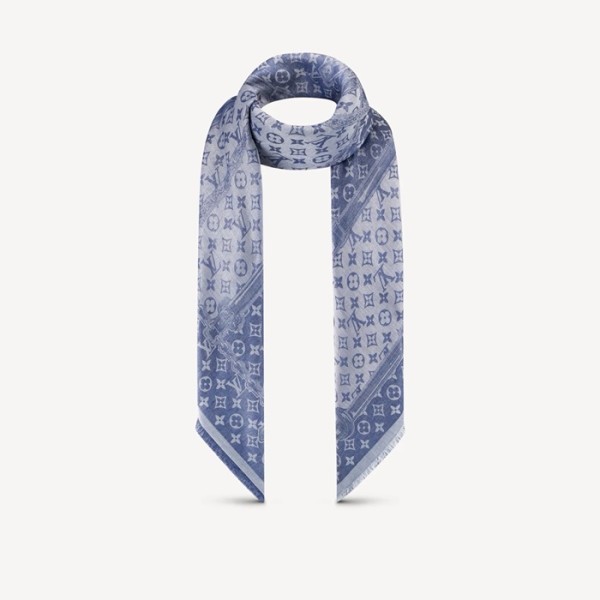 ❤루이비통 남성 블루 머플러 - Louis vuitton Mens Blue Muffler - acc1607x