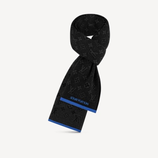 ❤루이비통 남성 블랙 머플러 - Louis vuitton Mens Black Muffler - acc1610x