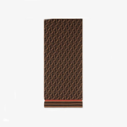 ❤펜디 남/녀 브라운 머플러 - Fendi Unisex Brown Muffler - acc1624x