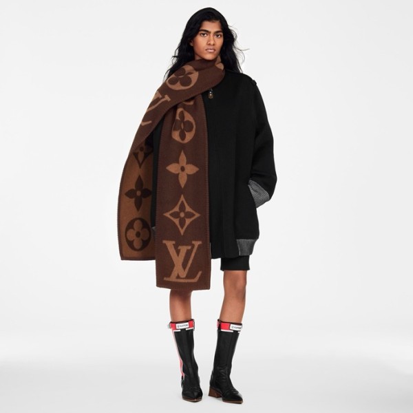 ❤루이비통 여성 브라운 머플러 - Louis vuitton Womens Brown Muffler - acc1625x
