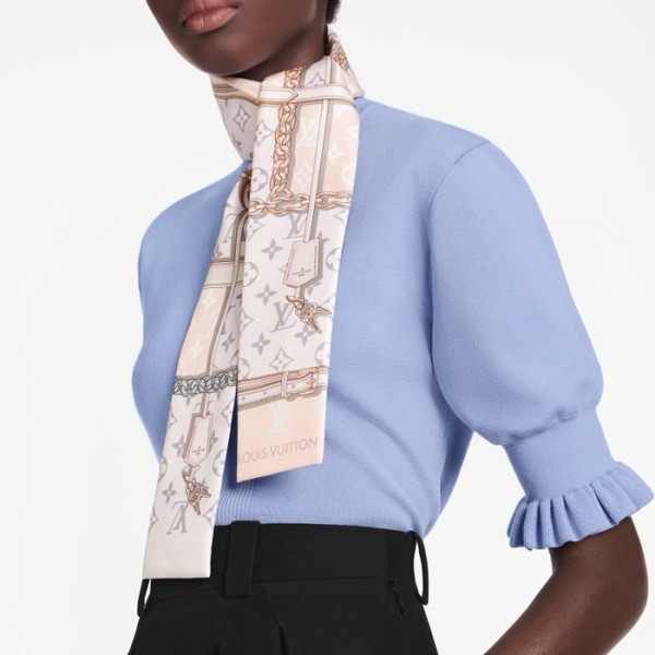 ❤루이비통 여성 핑크 실크 방도 - Louis vuitton Womens Pink Scarf - acc1626x