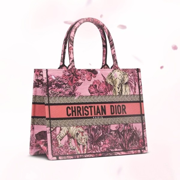 ❤디올 여성 핑크 북토트 - Dior Womens Pink Book Tote - dib530x
