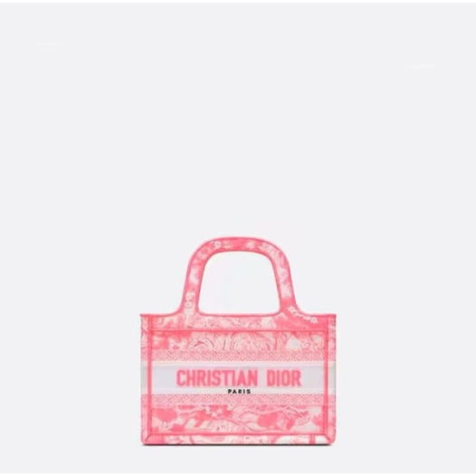 ❤디올 여성 핑크 미니 북토트 - Dior Womens Pink Book Tote - dib534x