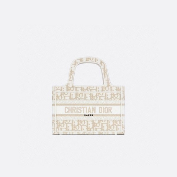 ❤디올 여성 골드 미니 북토트 - Dior Womens Mini Book Tote - dib536x