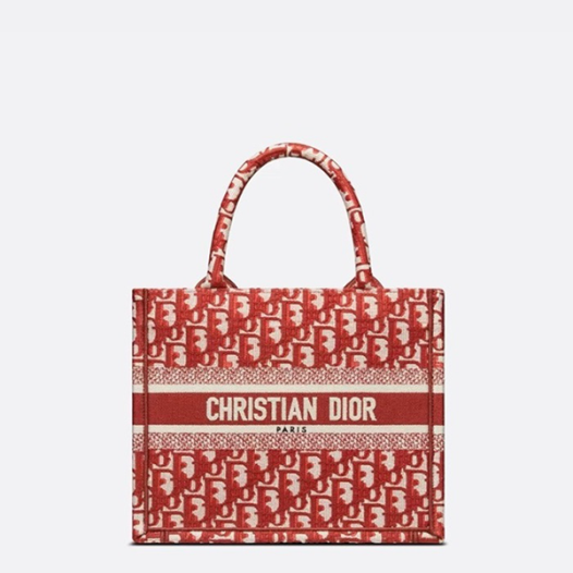 ★디올 여성 레드 북 토트 스몰 백 - Dior Womens Red Book Tote