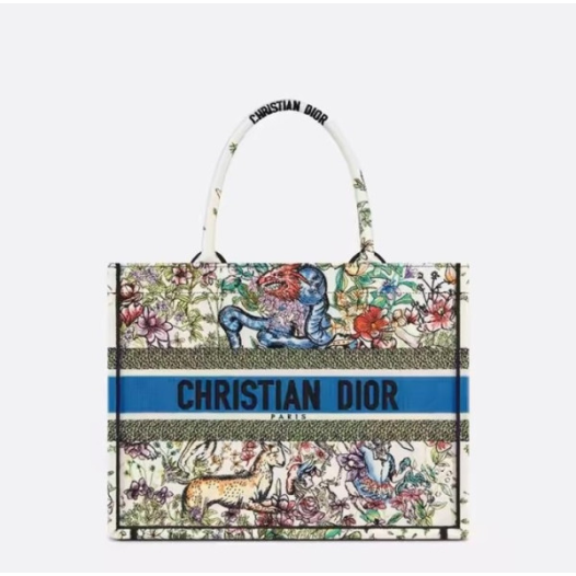 ❤디올 여성 블루 북토트 - Dior Womens Blue Book Tote - dib555x