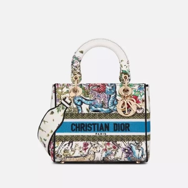 ❤디올 여성 블루 레이디 백 - Dior Womens Blue Lady Bag - dib556x