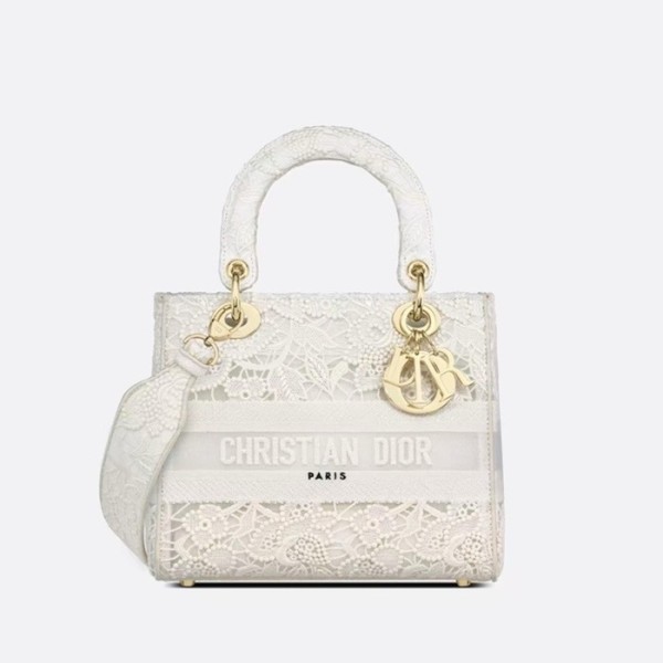 ❤디올 여성 화이트 레이디 백 - Dior Womens White Lady Bag - dib562x