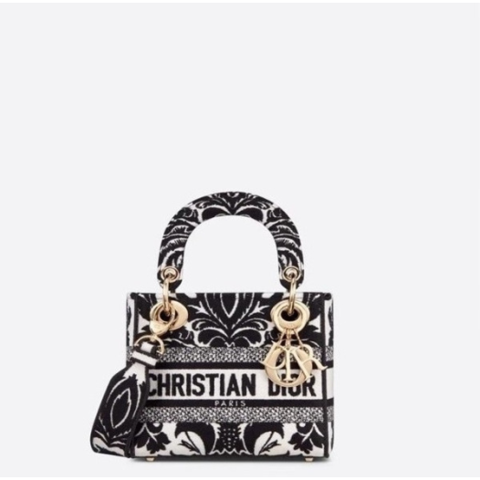 ❤디올 여성 블랙 레이디 백 - Dior Womens Black Lady Bag - dib569x