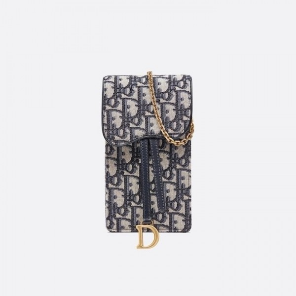 ❤디올 여성 네이비 몽테뉴 폰백 - Dior Womens Navy Phone Bag - dib571x