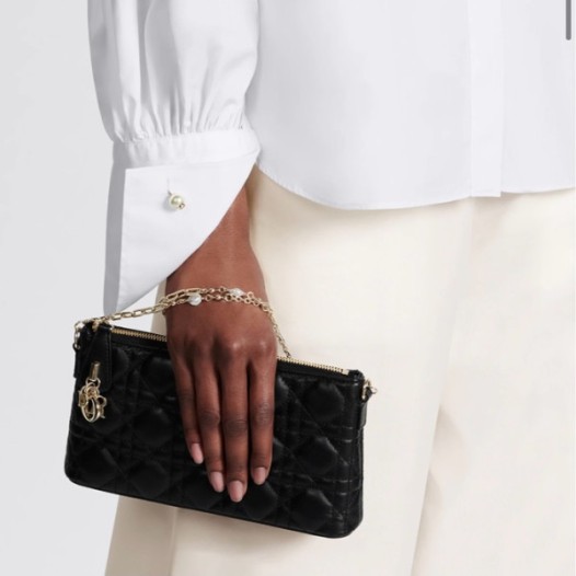❤디올 여성 블랙 미스 백 - Dior Womens Black Miss Bag - dib572x
