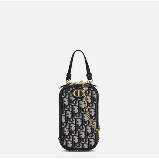 ❤디올 여성 네이비 몽테뉴 폰백 - Dior Womens Navy Phone Bag - dib573x