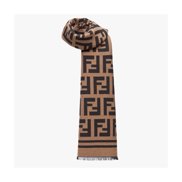 ❤펜디 남/녀 브라운 머플러 - Fendi Unisex Brown Muffler - acc1628x